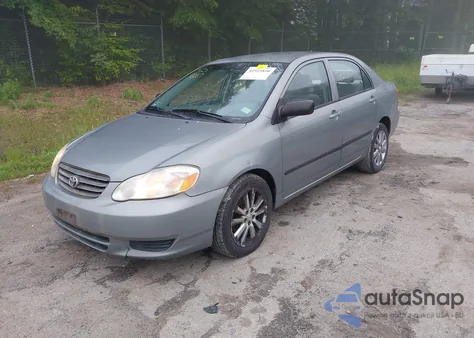 2003 Toyota Corolla Ce из США, поврежденный, VIN 2T1BR32E93C150028